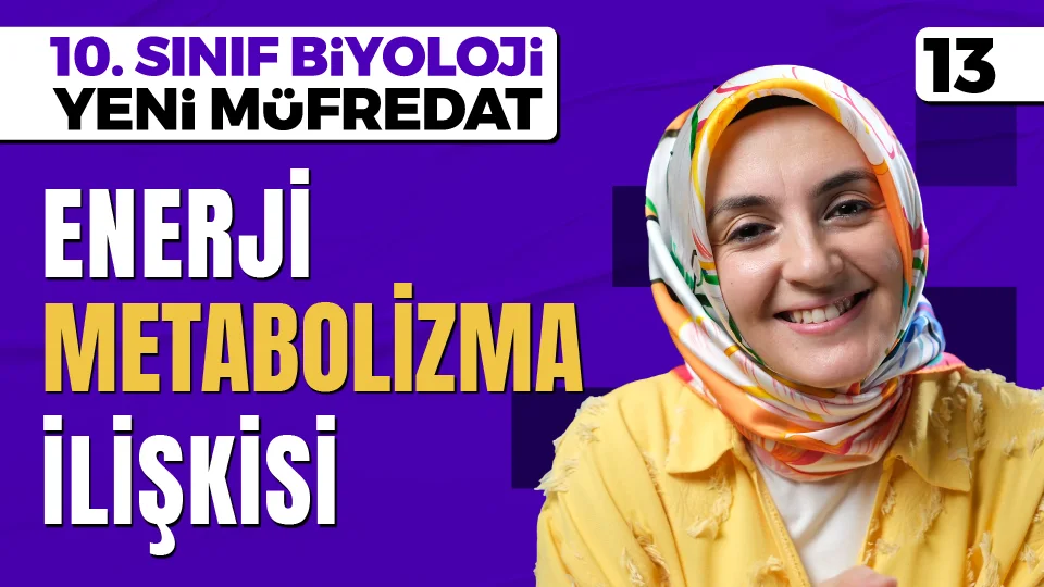 Enerji ve Metabolizma İlişkisi 10. Sınıf Biyoloji Maarif Modeli PDF İndir Görseli