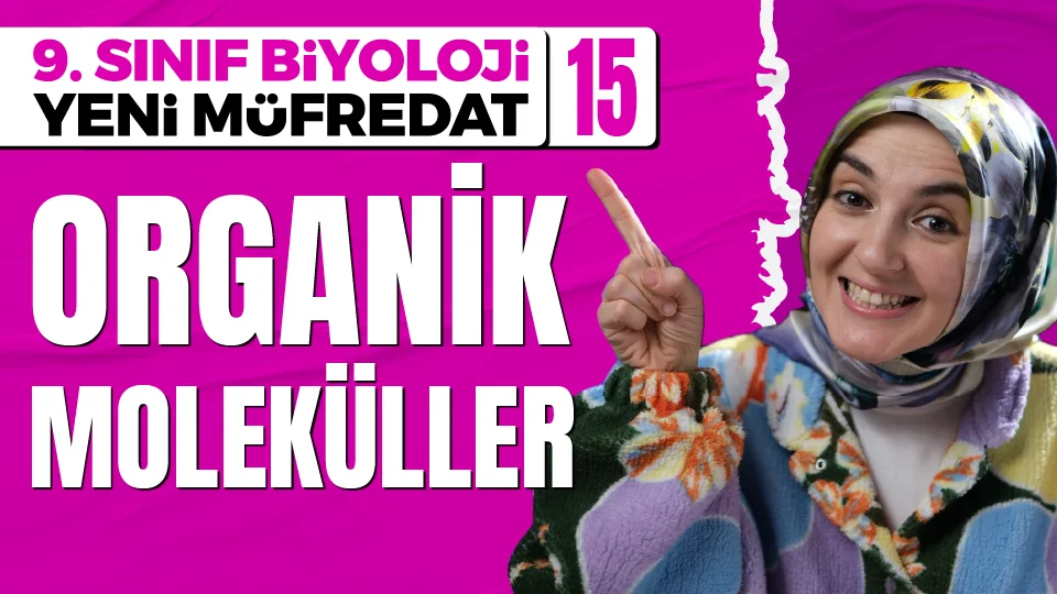 Organik Moleküller Bileşikler 9. Sınıf Biyoloji Maarif Modeli Konu Anlatımı Görseli