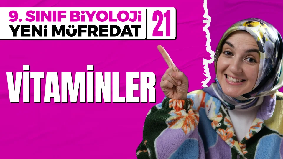 Vitaminler 9. Sınıf Biyoloji Maarif Modeli PDF İndir Görseli